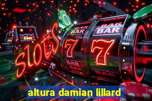 altura damian lillard